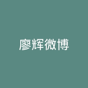 廖辉微博