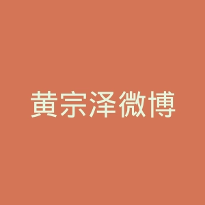黄宗泽微博