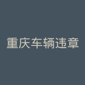 重庆车辆违章查询