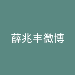 薛兆丰微博