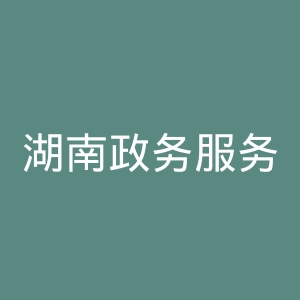 湖南政务服务网