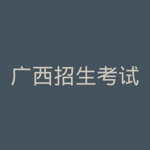 广西招生考试院