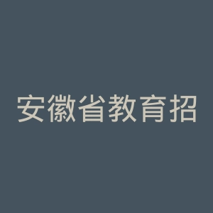 安徽省教育招生考试院